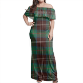 Clan Chisholm Hunting Ancient Tartan Hawaii Dress VW88 Clan Chisholm Tartan Hawaii Dress